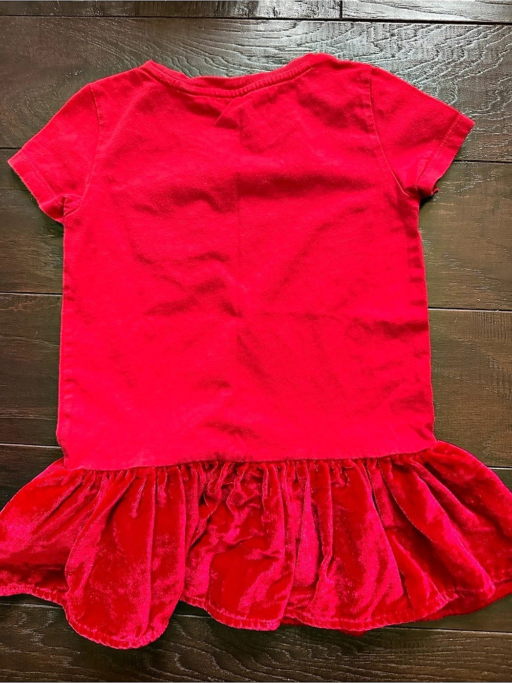Mini Boden Red Ruffle Dress Like New - Picture 2 of 2